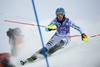 Maren Wiesler of Germany in action during 1st run of ladies Slalom of FIS ski alpine world cup at the Levi Black in Levi, Finland on 2014/11/15. <br>  <br> 
