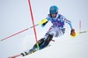 Lena Duerr of Germany in action during 1st run of ladies Slalom of FIS ski alpine world cup at the Levi Black in Levi, Finland on 2014/11/15. <br>  <br> 
