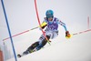 Lena Duerr of Germany in action during 1st run of ladies Slalom of FIS ski alpine world cup at the Levi Black in Levi, Finland on 2014/11/15. <br>  <br> 

