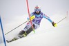 Marlene Schmotz of Germany in action during 1st run of ladies Slalom of FIS ski alpine world cup at the Levi Black in Levi, Finland on 2014/11/15. <br>  <br> 
