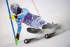 Marlene Schmotz of Germany in action during 1st run of ladies Slalom of FIS ski alpine world cup at the Levi Black in Levi, Finland on 2014/11/15. <br>  <br> 
