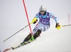 Andrea Filser of Germany in action during 1st run of ladies Slalom of FIS ski alpine world cup at the Levi Black in Levi, Finland on 2014/11/15. <br>  <br> 
