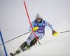 Andrea Filser of Germany in action during 1st run of ladies Slalom of FIS ski alpine world cup at the Levi Black in Levi, Finland on 2014/11/15. <br>  <br> 
