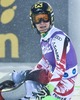 3rd placed Kathrin Zettel of Austria reacts after her 2st run of ladies Slalom of FIS ski alpine world cup at the Levi Black in Levi, Finland on 2014/11/15.
