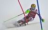 Marcel Hirscher (AUT) in action during 1st run of Mens Slalom of FIS ski alpine world cup at the Levi Black in  Levi, Finland on 2014/11/16.
