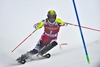 Mario Matt (AUT) in action during 1st run of Mens Slalom of FIS ski alpine world cup at the Levi Black in  Levi, Finland on 2014/11/16.
