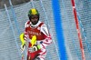 Mario Matt (AUT) in action during 1st run of Mens Slalom of FIS ski alpine world cup at the Levi Black in  Levi, Finland on 2014/11/16.
