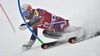 Leif Kristian Haugen (NOR) in action during 1st run of Mens Slalom of FIS ski alpine world cup at the Levi Black in  Levi, Finland on 2014/11/16.
