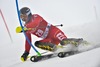 Giuliano Razzoli (ITA) in action during 1st run of Mens Slalom of FIS ski alpine world cup at the Levi Black in  Levi, Finland on 2014/11/16.
