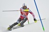 Wolfgang Hšrl (AUT) in action during 1st run of Mens Slalom of FIS ski alpine world cup at the Levi Black in  Levi, Finland on 2014/11/16.
