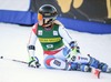 Lara Gut of Switzerland reacts after finish her 2nd run of ladies Giant Slalom of FIS Ski Alpine Worldcup at the Aspen Mountain Course in Aspen, Canada on 2014/11/29. 
