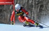 Francesca Marsaglia of Italy in action during 1st run of ladies Giant Slalom of FIS Ski Alpine Worldcup at the Aspen Mountain Course in Aspen, United States on 2014/11/29. 
