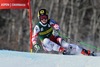 Kathrin Zettel of Austria in action during 1st run of ladies Giant Slalom of FIS Ski Alpine Worldcup at the Aspen Mountain Course in Aspen, United States on 2014/11/29. 
