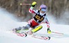 Michaela Kirchgasser of Austria in action during 1st run of ladies Slalom of FIS Ski Alpine Worldcup at the Aspen Mountain Course in Aspen, Canada on 2014/11/30. 
