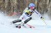 Maria Pietilae-Holmner of Sweden in action during 1st run of ladies Slalom of FIS Ski Alpine Worldcup at the Aspen Mountain Course in Aspen, Canada on 2014/11/30. 
