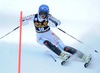 Anna Swenn-Larsson of Sweden in action during 1st run of ladies Slalom of FIS Ski Alpine Worldcup at the Aspen Mountain Course in Aspen, Canada on 2014/11/30. 
