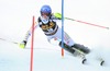 Emelie Wikstroem of Sweden in action during 1st run of ladies Slalom of FIS Ski Alpine Worldcup at the Aspen Mountain Course in Aspen, Canada on 2014/11/30. 
