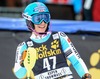 Lena Duerr of Germany reacts after her 2nd run of ladies Slalom of FIS Ski Alpine Worldcup at the Aspen Mountain Course in Aspen, United States on 2014/11/30. 
