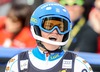 Anna Swenn-Larsson of Sweden reacts after her 2nd run of ladies Slalom of FIS Ski Alpine Worldcup at the Aspen Mountain Course in Aspen, United States on 2014/11/30. 
