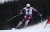 Henrik Kristoffersen of Norway in actionduring the 1st run of men Giant Slalom of FIS Ski World Cup at the Birds of Prey Course in Beaver Creek, United States on 2014/12/07.
