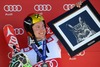 3rd placed Marcel Hirscher of Austria during victory ceremony after men Giant Slalom of FIS Ski World Cup at the Birds of Prey Course in Beaver Creek, United States on 2014/12/07.
