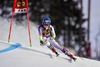 Mikaela Shiffrin of the USA in action during 1st run of the women Giant Slalom of FIS Ski World Cup at Olympia Course in Are, Sweden on 2014/12/12.
