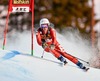 Federica Brignone of Italy in action during 1st run of the women Giant Slalom of FIS Ski World Cup at Olympia Course in Are, Sweden on 2014/12/12.
