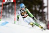 Katarina Lavtar (SLO) in action during 1st run of the women Giant Slalom of FIS Ski World Cup at Olympia Course in Are, Sweden on 2014/12/12.
