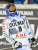 Matts Olsson of Sweden reacts after his of the men Giant Slalom of FIS Ski World Cup at Olympia Course in Are, Sweden on 2014/12/12.
