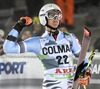 3rd place Stefan Luitz of Germany reacts after his of the men Giant Slalom of FIS Ski World Cup at Olympia Course in Are, Sweden on 2014/12/12.
