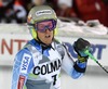 Ted Ligety (USA)  reacts after his of the men Giant Slalom of FIS Ski World Cup at Olympia Course in Are, Sweden on 2014/12/12.
