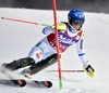 3rd placed Frida Hansdotter of Sweden in action during 1st run the women Slalom of FIS Ski World Cup at Olympia Course in Are, Sweden on 2014/12/13.
