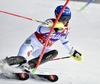 3rd placed Frida Hansdotter of Sweden in action during 1st run the women Slalom of FIS Ski World Cup at Olympia Course in Are, Sweden on 2014/12/13.
