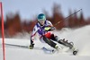 Carmen Thalmann of Austria in action during 1st run the women Slalom of FIS Ski World Cup at Olympia Course in Are, Sweden on 2014/12/13.
