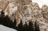  skiing men downhill race of Audi FIS Alpine skiing World cup in Val Gardena, Italy. Men downhill race of Audi FIS Alpine skiing World cup season 2014-2015, was held on Friday, 19th of December 2014 on famous Saslong course in Val Gardena, Italy.

