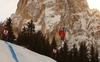 Third placed Dominik Paris of Italy skiing men downhill race of Audi FIS Alpine skiing World cup in Val Gardena, Italy. Men downhill race of Audi FIS Alpine skiing World cup season 2014-2015, was held on Friday, 19th of December 2014 on famous Saslong course in Val Gardena, Italy.
