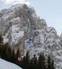 Hans Olsson of Sweden skiing men downhill race of Audi FIS Alpine skiing World cup in Val Gardena, Italy. Men downhill race of Audi FIS Alpine skiing World cup season 2014-2015, was held on Friday, 19th of December 2014 on famous Saslong course in Val Gardena, Italy.
