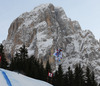 Marc Gisin of Switzerland skiing men downhill race of Audi FIS Alpine skiing World cup in Val Gardena, Italy. Men downhill race of Audi FIS Alpine skiing World cup season 2014-2015, was held on Friday, 19th of December 2014 on famous Saslong course in Val Gardena, Italy.
