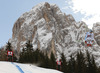 Andreas Sander of Germany skiing men downhill race of Audi FIS Alpine skiing World cup in Val Gardena, Italy. Men downhill race of Audi FIS Alpine skiing World cup season 2014-2015, was held on Friday, 19th of December 2014 on famous Saslong course in Val Gardena, Italy.
