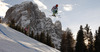 Andrej Sporn of Slovenia skiing men downhill race of Audi FIS Alpine skiing World cup in Val Gardena, Italy. Men downhill race of Audi FIS Alpine skiing World cup season 2014-2015, was held on Friday, 19th of December 2014 on famous Saslong course in Val Gardena, Italy.
