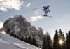 Tobias Stechert of Germany skiing men downhill race of Audi FIS Alpine skiing World cup in Val Gardena, Italy. Men downhill race of Audi FIS Alpine skiing World cup season 2014-2015, was held on Friday, 19th of December 2014 on famous Saslong course in Val Gardena, Italy.
