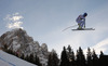 Hans Olsson of Sweden skiing men downhill race of Audi FIS Alpine skiing World cup in Val Gardena, Italy. Men downhill race of Audi FIS Alpine skiing World cup season 2014-2015, was held on Friday, 19th of December 2014 on famous Saslong course in Val Gardena, Italy.
