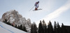 Mauro Caviezel of Switzerland skiing men downhill race of Audi FIS Alpine skiing World cup in Val Gardena, Italy. Men downhill race of Audi FIS Alpine skiing World cup season 2014-2015, was held on Friday, 19th of December 2014 on famous Saslong course in Val Gardena, Italy.

