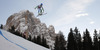 Rok Perko of Slovenia skiing men downhill race of Audi FIS Alpine skiing World cup in Val Gardena, Italy. Men downhill race of Audi FIS Alpine skiing World cup season 2014-2015, was held on Friday, 19th of December 2014 on famous Saslong course in Val Gardena, Italy.
