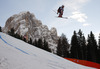 Natko Zrncic-Dim of Croatia skiing men downhill race of Audi FIS Alpine skiing World cup in Val Gardena, Italy. Men downhill race of Audi FIS Alpine skiing World cup season 2014-2015, was held on Friday, 19th of December 2014 on famous Saslong course in Val Gardena, Italy.
