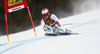 Sandro Viletta of Switzerland skiing men super-g race of Audi FIS Alpine skiing World cup in Val Gardena, Italy. Men super-g race of Audi FIS Alpine skiing World cup season 2014-2015, was held on Saturday, 20th of December 2014 on famous Saslong course in Val Gardena, Italy.
