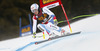 Carlo Janka of Switzerland skiing men super-g race of Audi FIS Alpine skiing World cup in Val Gardena, Italy. Men super-g race of Audi FIS Alpine skiing World cup season 2014-2015, was held on Saturday, 20th of December 2014 on famous Saslong course in Val Gardena, Italy.
