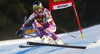 Winner Kjetil Jansrud of Norway skiing men super-g race of Audi FIS Alpine skiing World cup in Val Gardena, Italy. Men super-g race of Audi FIS Alpine skiing World cup season 2014-2015, was held on Saturday, 20th of December 2014 on famous Saslong course in Val Gardena, Italy.
