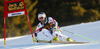 Fourth placed Vincent Kriechmayr of Austria skiing men super-g race of Audi FIS Alpine skiing World cup in Val Gardena, Italy. Men super-g race of Audi FIS Alpine skiing World cup season 2014-2015, was held on Saturday, 20th of December 2014 on famous Saslong course in Val Gardena, Italy.
