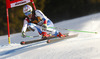 Thomas Tumler of Switzerland skiing men super-g race of Audi FIS Alpine skiing World cup in Val Gardena, Italy. Men super-g race of Audi FIS Alpine skiing World cup season 2014-2015, was held on Saturday, 20th of December 2014 on famous Saslong course in Val Gardena, Italy.
